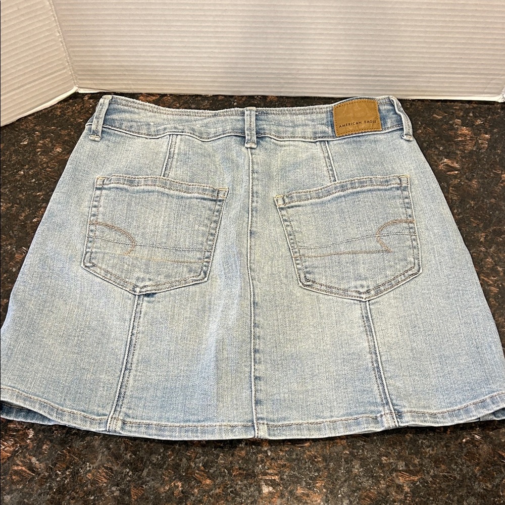 2018 American Eagle Button-Front Denim Skirt - image 2